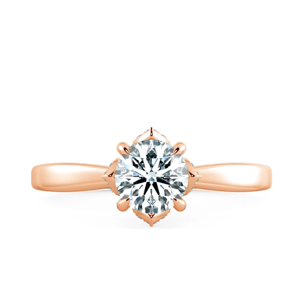 Nhẫn Cầu Hôn Kim Cương Little Lotus NCH9922 2